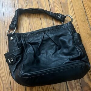 Coach Black Leather Bag
